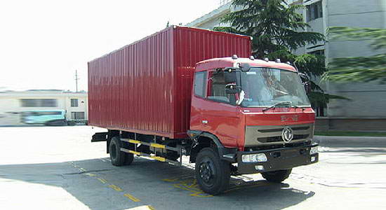 東風(fēng)平頭廂式運(yùn)輸車(chē)